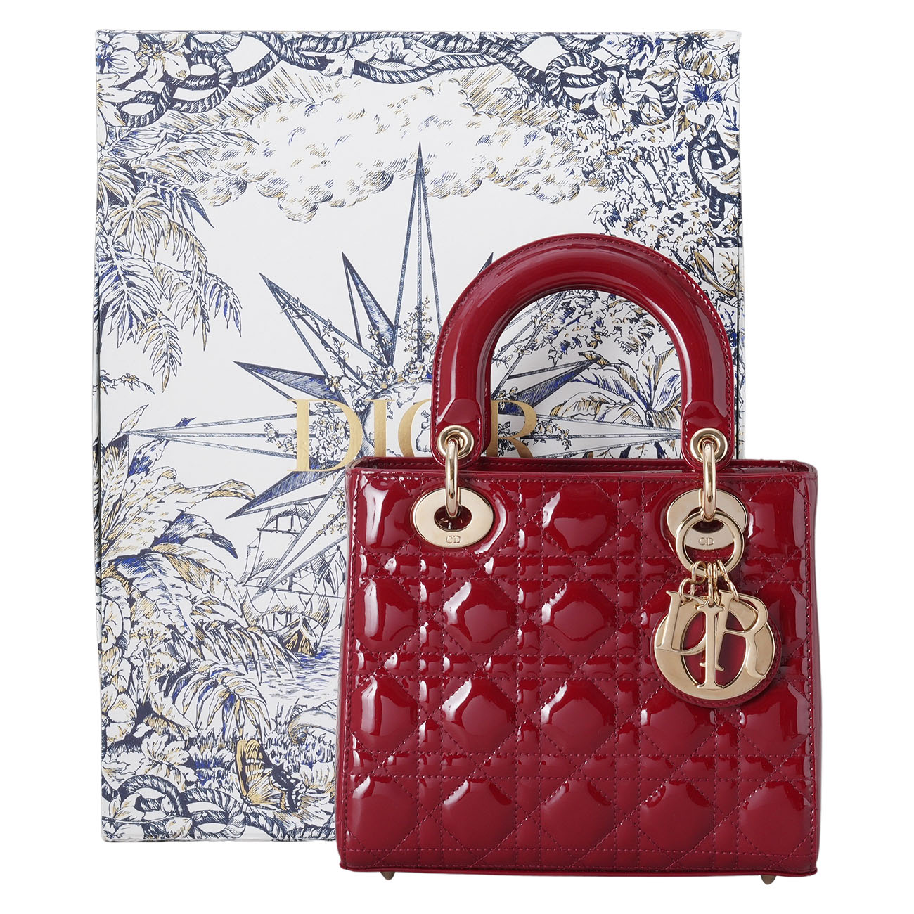 CHRISTIAN DIOR(USED)디올 레이디디올 스몰 백